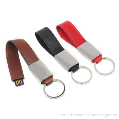 Leather bracelet USB flash drives with high reading and writing speed, free logo printing package